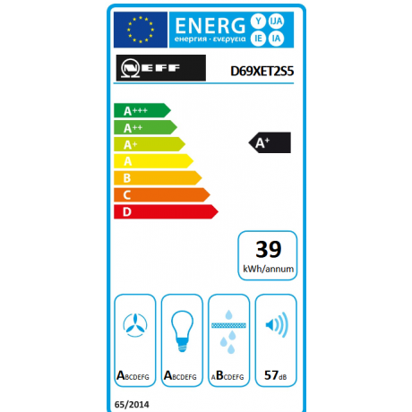 NEFF D69XET2S5 Εντοιχιζόμενος απορροφητήρας Box 60 cm , Matt black